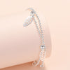 925 Stamp Silver Color Women Heart Bracelets On Hand Star Chain Bracelets  Jewelry Jewellery Gifts For Women Christmas