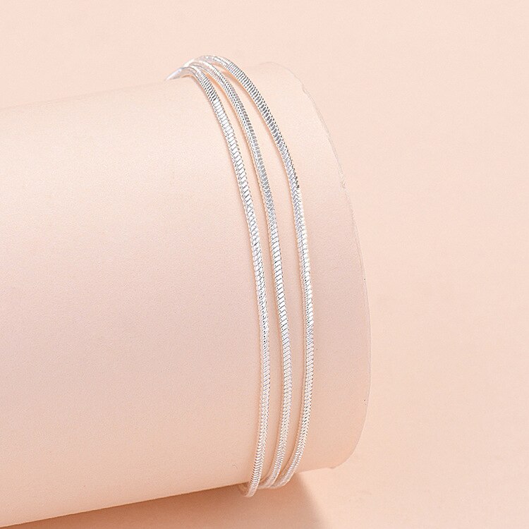 925 Stamp Silver Color Women Heart Bracelets On Hand Star Chain Bracelets  Jewelry Jewellery Gifts For Women Christmas