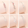 925 Stamp Silver Color Women Heart Bracelets On Hand Star Chain Bracelets  Jewelry Jewellery Gifts For Women Christmas