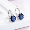 925 Stamp Silver Color Women  Classic Earrings Several Zircon Charm Stud Earring Girl Elegant Jewelry Christmas Gift
