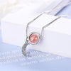 925 Stamp Silver Color Zircon Moon Pendants And Necklaces For Women Crystal Necklace Wedding Party Jewelry Gifts