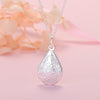 925 Stamped silver romantic water drop photo frame pendant Necklace For Women fine Wedding Party Jewelry birthday gifts