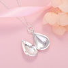 925 Stamped silver romantic water drop photo frame pendant Necklace For Women fine Wedding Party Jewelry birthday gifts
