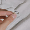 925 Sterling Silver 14K Gold Plating Pavé Crystal Exquisite Wedding Ring Women Light Luxury Temperament Jewelry Accessories