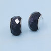 925 Sterling Silver Agate Stud Earrings For Women Jewelry Square Round Heart Retro Fine Jewery Unisex Accessories Brincos Men