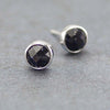 925 Sterling Silver Agate Stud Earrings For Women Jewelry Square Round Heart Retro Fine Jewery Unisex Accessories Brincos Men