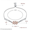 925 Sterling Silver Aries Virgo Sagittarius Aquarius Pisces Taurus Signs of the Zodiac Female Bracelets Length: Adjustable