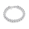 925 Sterling Silver Bracelet Korean Fashion 8MM Beads Shape Hand Jewelry for Women Fine Jewelry American and European Style