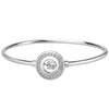 925 Sterling Silver Bracelet with AAA Micro Zircon Paved Round Circle Twinkling Zircon Bangle Bracelet Jewelry for Women
