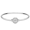 925 Sterling Silver Bracelet with AAA Micro Zircon Paved Round Circle Twinkling Zircon Bangle Bracelet Jewelry for Women