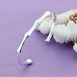 925 Sterling Silver Bracelets Bangles Women High Quality Open Bamboo Silver Charm Bracelet Bangles Fine Jewelry