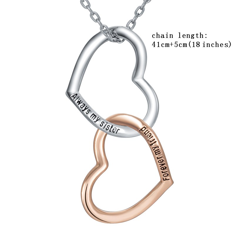 925 Sterling Silver Chain Necklace Fine Jewelry silver colour Eternal family friend loves Necklaces Pendants For jewelry making