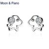 925 Sterling Silver Dog Stud Earrings For Lady Fine Jewelry 2020 New Trendy New Year Gift For Women Lucky Animal Birthd Gift