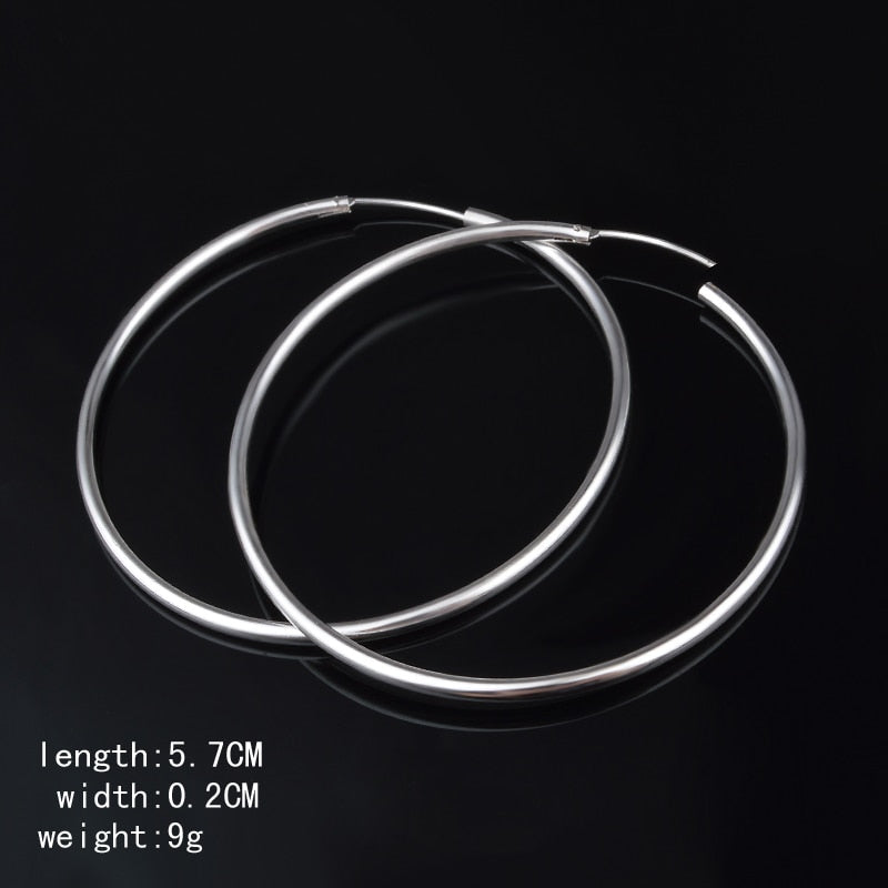 925 Sterling Silver Earrings Charms for Jewelry Making Women Silver Ear Jewelry xh32