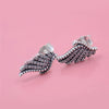 925 Sterling Silver Earrings Infinite love Wing Snowflake Flower Butterfly Stud Earrings For Women Brincos Christmas Gift