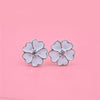 925 Sterling Silver Earrings Infinite love Wing Snowflake Flower Butterfly Stud Earrings For Women Brincos Christmas Gift