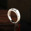 925 Sterling Silver Enagement Wedding Semi Mount Ring for Princess Cabochon 4x8mm 5x10mm Classical Ring Adjustable