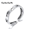 925 Sterling Silver Fish Rings Wholesale Wedding&Engagement Hollow Open Rings Best Gifts 2020 New Arrival
