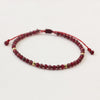 925 Sterling Silver Friends Thin Bracelets For Women Small Beads 3mm Natural Gemstone Handmade Bracelets Reiki Yoga Jewelry