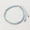 925 Sterling Silver Friends Thin Bracelets For Women Small Beads 3mm Natural Gemstone Handmade Bracelets Reiki Yoga Jewelry