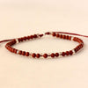 925 Sterling Silver Friends Thin Bracelets For Women Small Beads 3mm Natural Gemstone Handmade Bracelets Reiki Yoga Jewelry