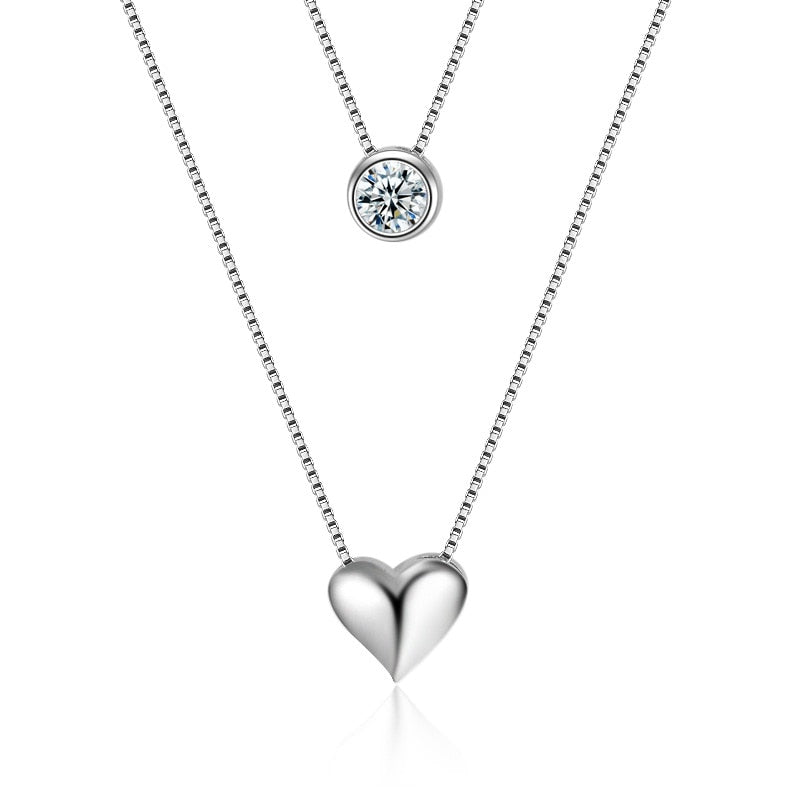 925-Sterling-Silver-Heart-Design-Shiny-Zircon-Pendant-Necklaces-for-Women-Jewelry-Gift-2020-New-Hot