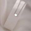 925 Sterling Silver Heart-shaped Necklace Female Clavicle Chain Shiny Star Pendant Simple  Jewelry Party Birthday Gift