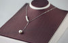 925 Sterling Silver Imitation pearls Necklace for women simple fashion short Necklaces & Pendants Sterling Silver Jewelry