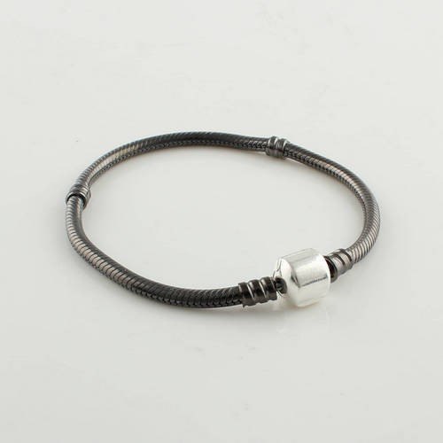 925 Sterling Silver Jewelry Black Snake Bracelets