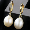 925 Sterling Silver Jewelry Clip on Earrings for Women 10-11mm Rice Pearl Clip Earrings Wholesale Gift Box Free