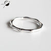 925 Sterling Silver Jewelry Couple Ring Real Pure Sterling Silver 925 Ring Fashion Simple Style Lovers Rings For Women / Men