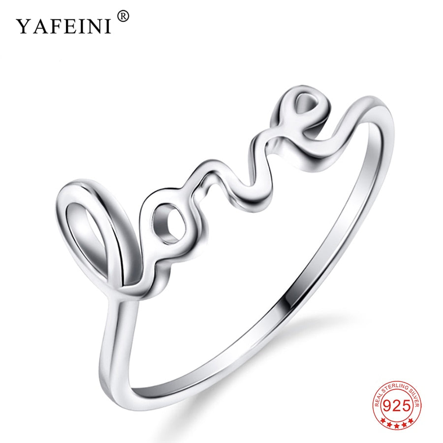 925 Sterling Silver Jewelry My Lover True Love Waits Rings For Women Engagement Fine Jewelry Ring For Women
