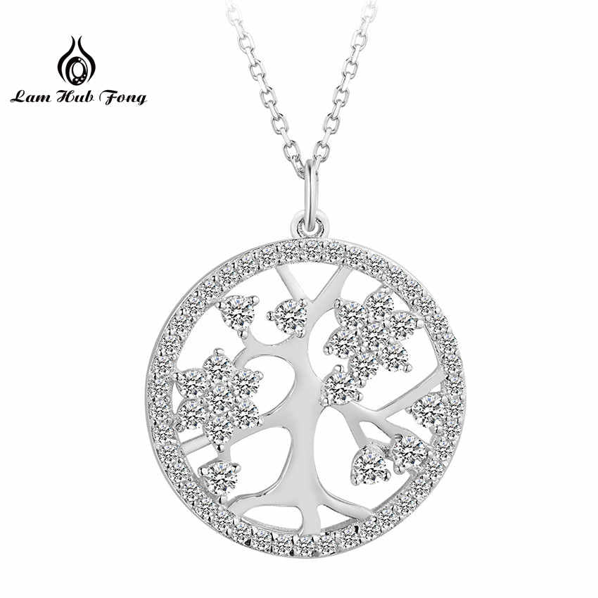 925 Sterling Silver Link Chain Necklaces Tree of Life Pendant Necklcae For Women Men Gold Silver color Luxury Fine Jewelry Gift