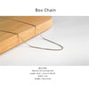 925 Sterling Silver Necklace For Women Multi Types Beads Cross Snake Bone Box Side Melon Seeds Chain All Matchable Accessories