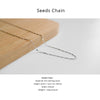 925 Sterling Silver Necklace For Women Multi Types Beads Cross Snake Bone Box Side Melon Seeds Chain All Matchable Accessories