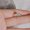 925 Sterling Silver Pavé Crystal Plating 14k Gold Simple Crown Ring Women Fashion Temperament Wedding Jewelry Accessories