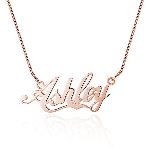 925 Sterling Silver Personalized Name Necklace Custom Made Hebrew Arabic Name Trendy Handmade Necklace Pendants (NE101539)