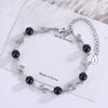 925 Sterling Silver Red Black Crystal Leaf Bracelet For Women Wedding  Quality Jewelry 2022  GaaBou