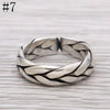 925 Sterling Silver Retro Open Ring Man Women Thai Silver Fine Jewelry Lover Couple Gift Adjustable Finger Ring ZY270-8