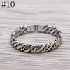 925 Sterling Silver Retro Open Ring Man Women Thai Silver Fine Jewelry Lover Couple Gift Adjustable Finger Ring ZY270-8