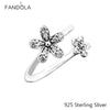 925 Sterling Silver Ring Dazzling For Women Original Fashion Charms European Style Jewelry CKK