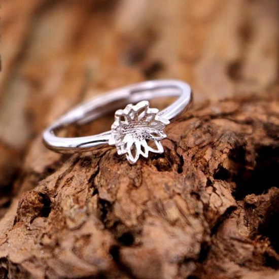 925 Sterling Silver Semi Mount Women Engagement Women Ring 6-10mm Round Pearl or Bead Fine Jewelry Setting Adjustable No Profit