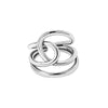925 Sterling Silver Smooth Rings For Women interweave Jewelry Beautiful Finger Open Rings For Party Birthday Gift