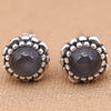 925 Sterling Silver Stud Double Earrings 12 Color Earrings For Women Wedding Jewelry Birthd Present Gift Ear Brincos HER334