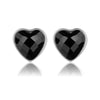 925 Sterling Silver Stud Earrings Geometry Black Agate Lover Gift Unisex Couple Fine Jewelry Classic New Trendy Party Ball