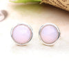 925 Sterling Silver Stud Earrings Twelvemonth Style 12 Color Round Earrings For Women Wedding Jewelry HER366