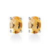 925 Sterling Silver Wedding 1.7ct Natural Black Sapphire 5*7mm Oval Stud Earrings For Women Fashion Lady Sterling-silver-jewelry