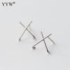 925 Sterling Silver X Style Stud Earrings For Women Personality Design Fashion Lady Sterling-silver-jewelry
