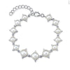 925 Sterling Silver bracelet for women with AAA grade luster natural pearls 925 sterling silver jewelry SL3007