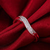 925 Sterling Silver crystal diamond rings for women elegant wedding accessories Party Gifts Charms fine Jewelry